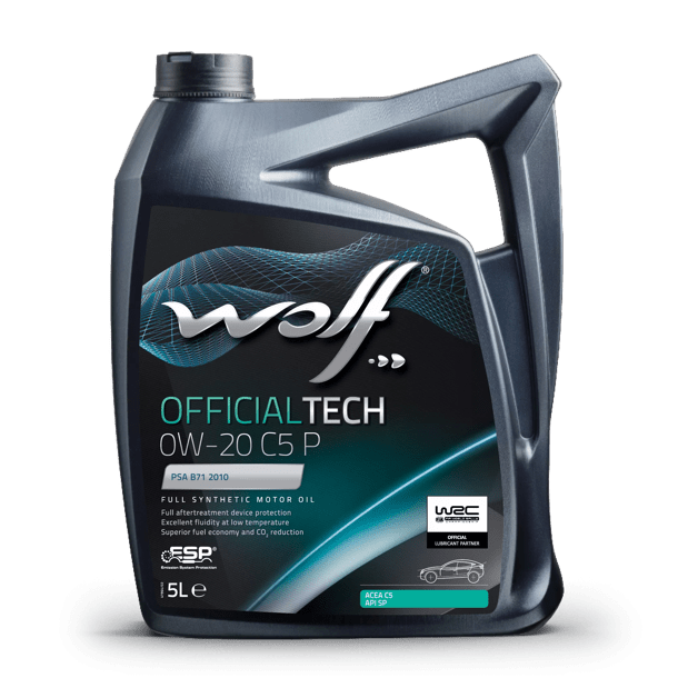 WOLF OFFICIALTECH 0W-20 C5 P 1L