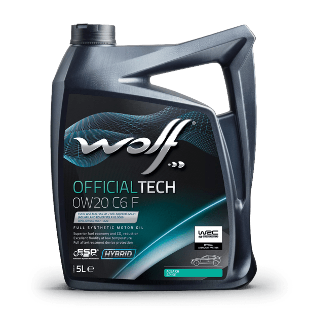 WOLF OFFICIALTECH 0W20 C6 F 1L